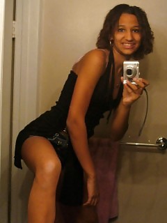 Black Doll In Co Ed Takes Lots Of Selfpics