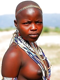 Sexy Pretty African Goddess Ebony Strap