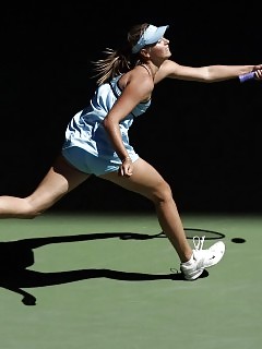 Sexy Pretty Girls Tennis Ebony Cowgirl