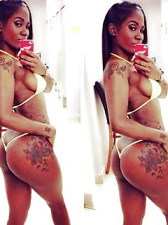 Selfie Collection Black Girls Ebony Bikini