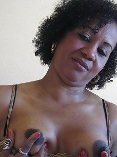 Fatty Black Gfs Oiled Ebony Tits