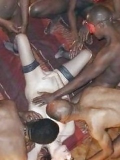 Pure Interracial Group Sex Big Ebony Breasts