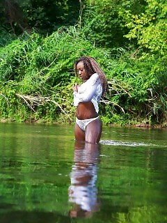 Black Label Tied Ebony Girls