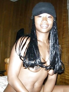 I Love Black GF Cum On Ebony Tits