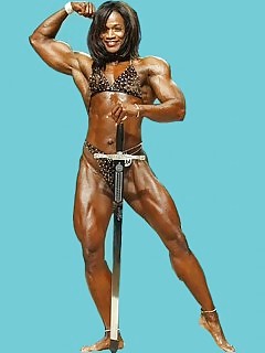 Bodybuilder Girls Black Ebony MILF