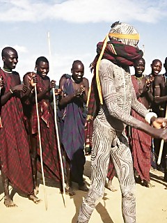 Shocking Africa Ebony Massage Sex