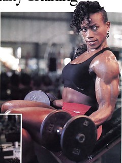 Muscle Black Women Ebony Cum Swallow